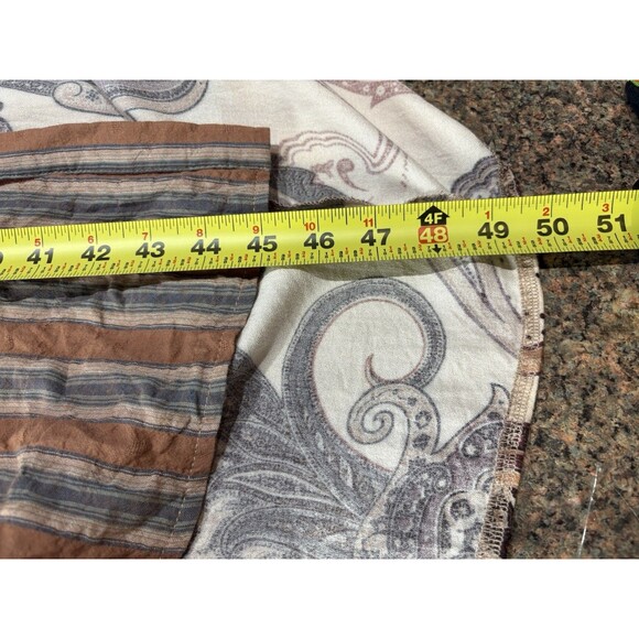 Oddy Shirt Dress 3x Button Down Sweater Sleeves Boho Nordic Isle Striped - Picture 10 of 10